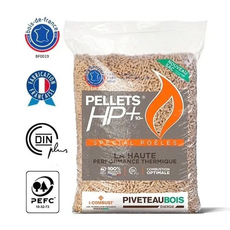 Nadelholz Holzpellets DINplus Palette 1080 kg Piveteau HP+