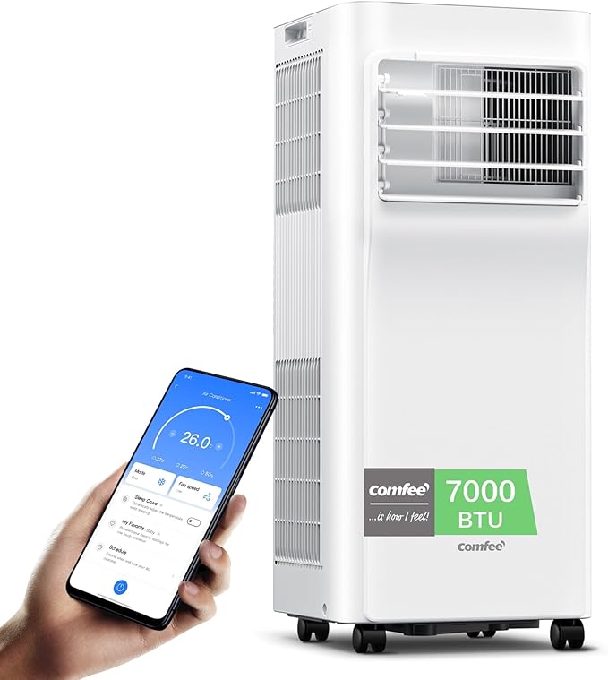Comfee Breezy Cool Pro 2.0 Mobile Klimaanlage 3-in-1 mit WLAN und App-Steuerung