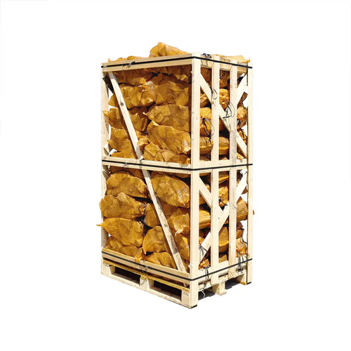 Birke Brennholz Kammergetrocknet Gespalten 25 cm im Sack