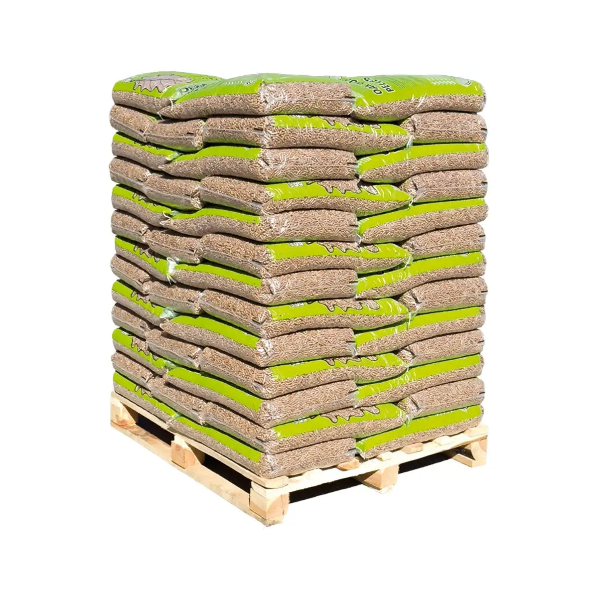 Eiche Holzpellets Hartholz 6mm Palette 975 kg