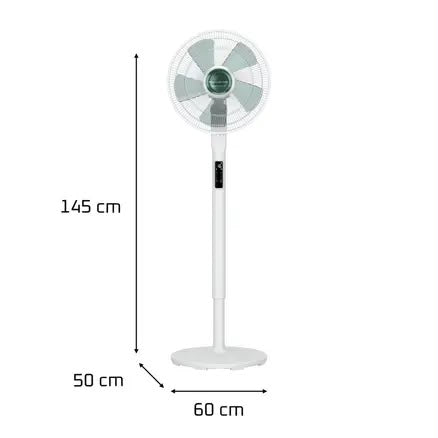 Rowenta Turbo Silence Extreme+ VU5890 Standventilator mit 16 Geschwindigkeitsstufen und Fernbedienung