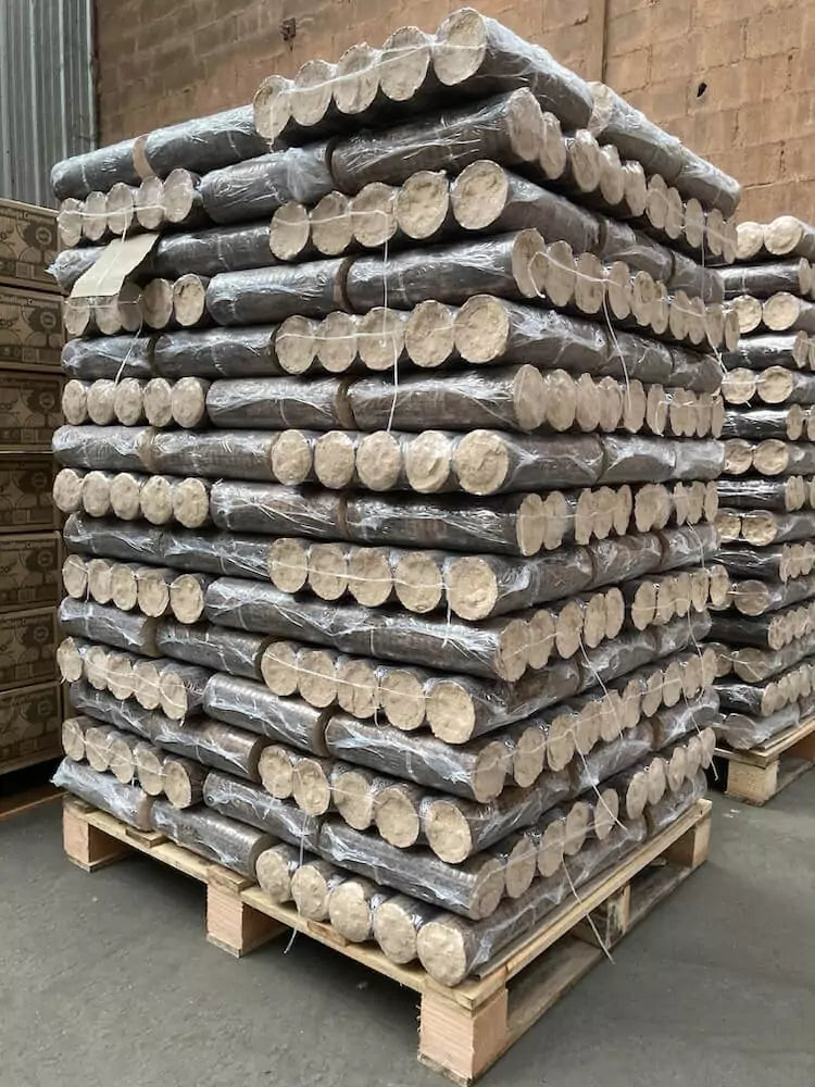 Hartholz Holzbriketts Palette 96 Packungen BRENHOLZER