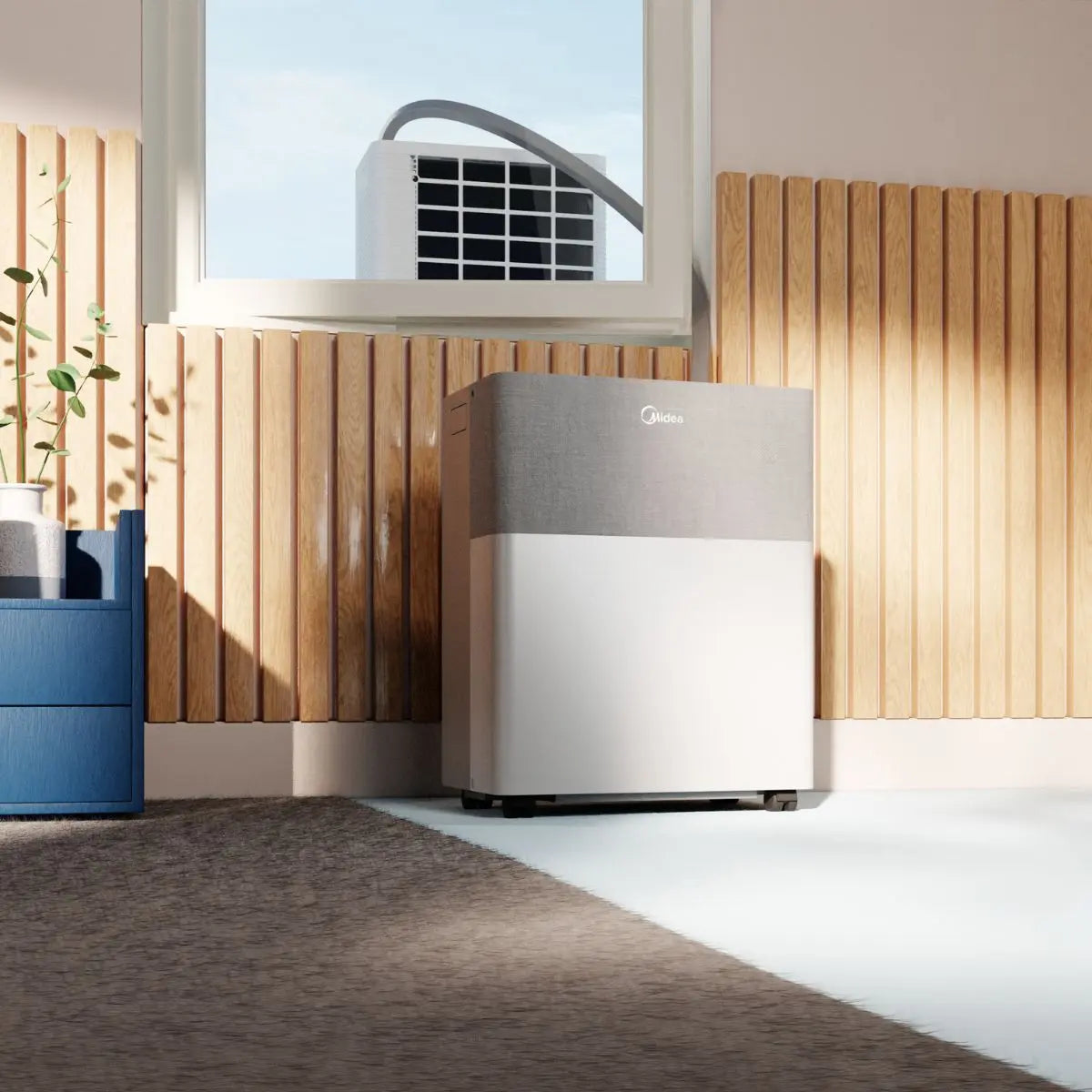 Midea PortaSplit Mobile Split-Klimaanlage 3,5 kW – 12.000 BTU – Leistungsstarke Kühlung, Heizung & Entfeuchtung
