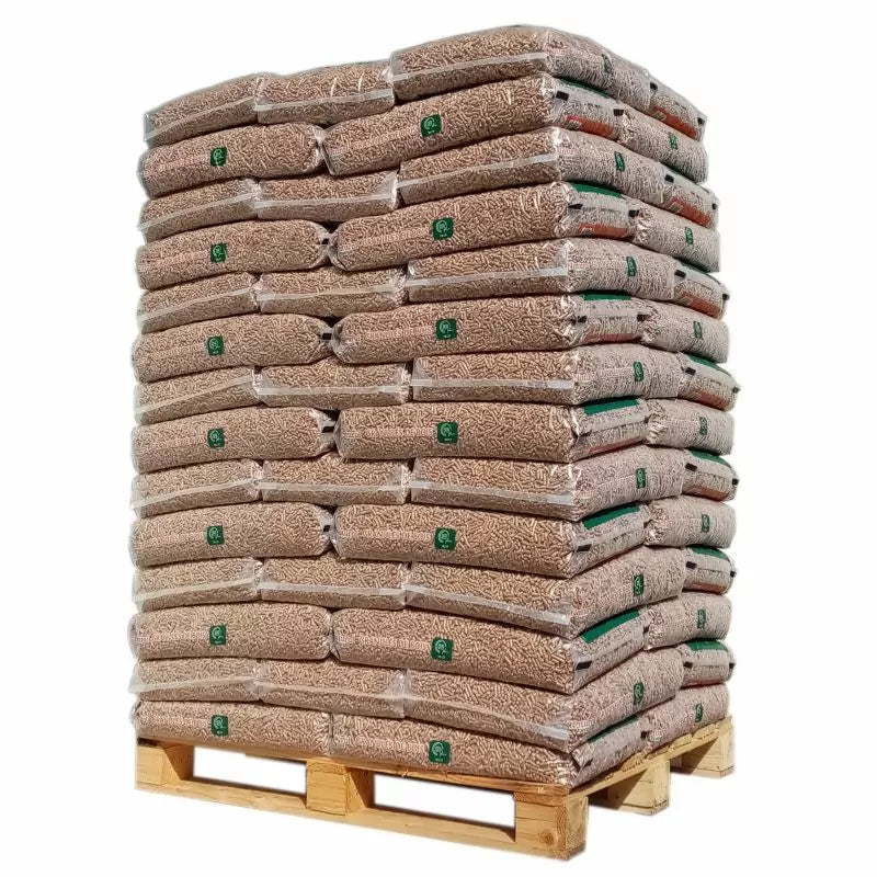 Nadelholz Holzpellets DINplus Palette 975 kg BRENHOLZER